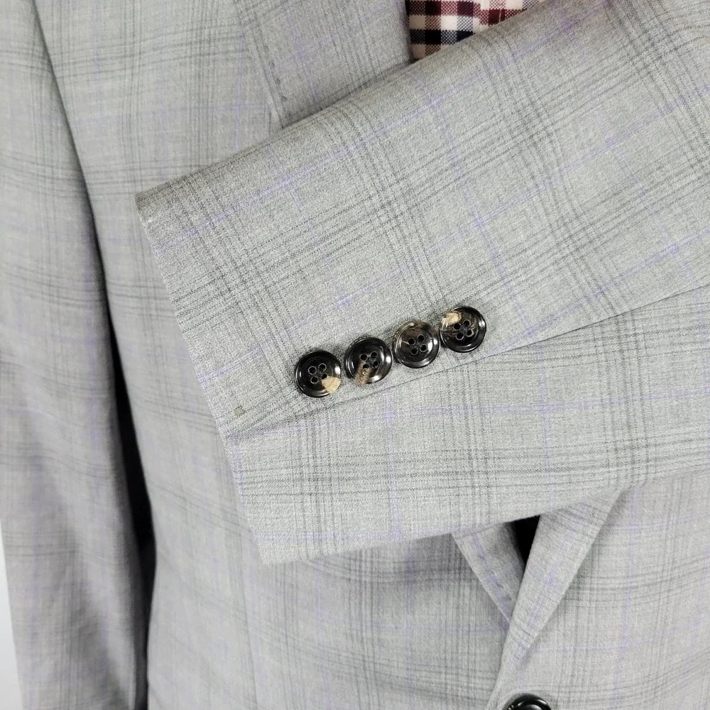 Ted Baker Endurance Men's Sport Coat Blazer Two Button‎ Gray Model Jay CT 42R